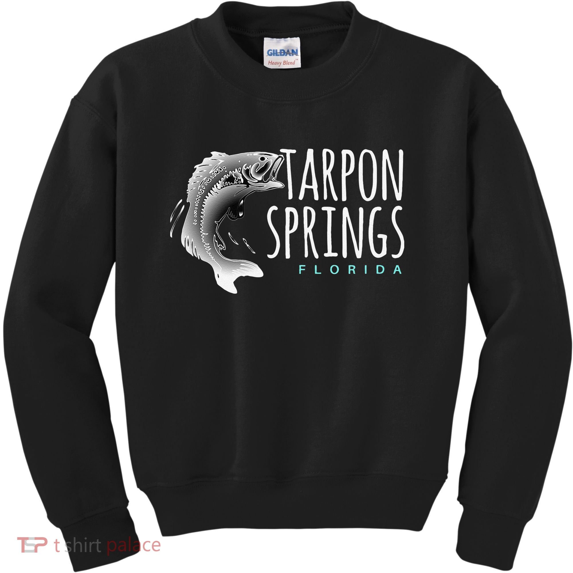 Tarpon Springs Fla. Florida Fishing Tarpon Kids Sweatshirt