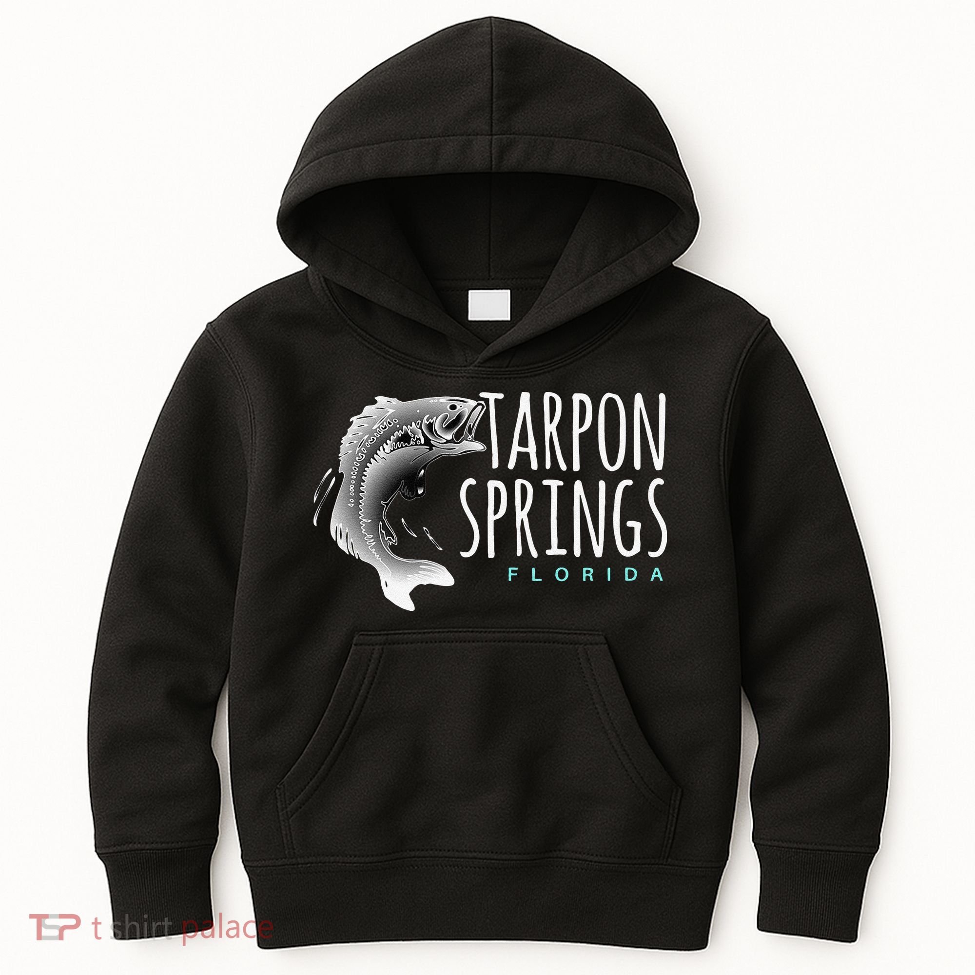 Tarpon Springs Fla. Florida Fishing Tarpon Kids Hoodie
