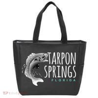 Tarpon Springs Fla. Florida Fishing Tarpon Tote Bag thumb 0