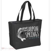 Tarpon Springs Fla. Florida Fishing Tarpon Tote Bag thumb 2
