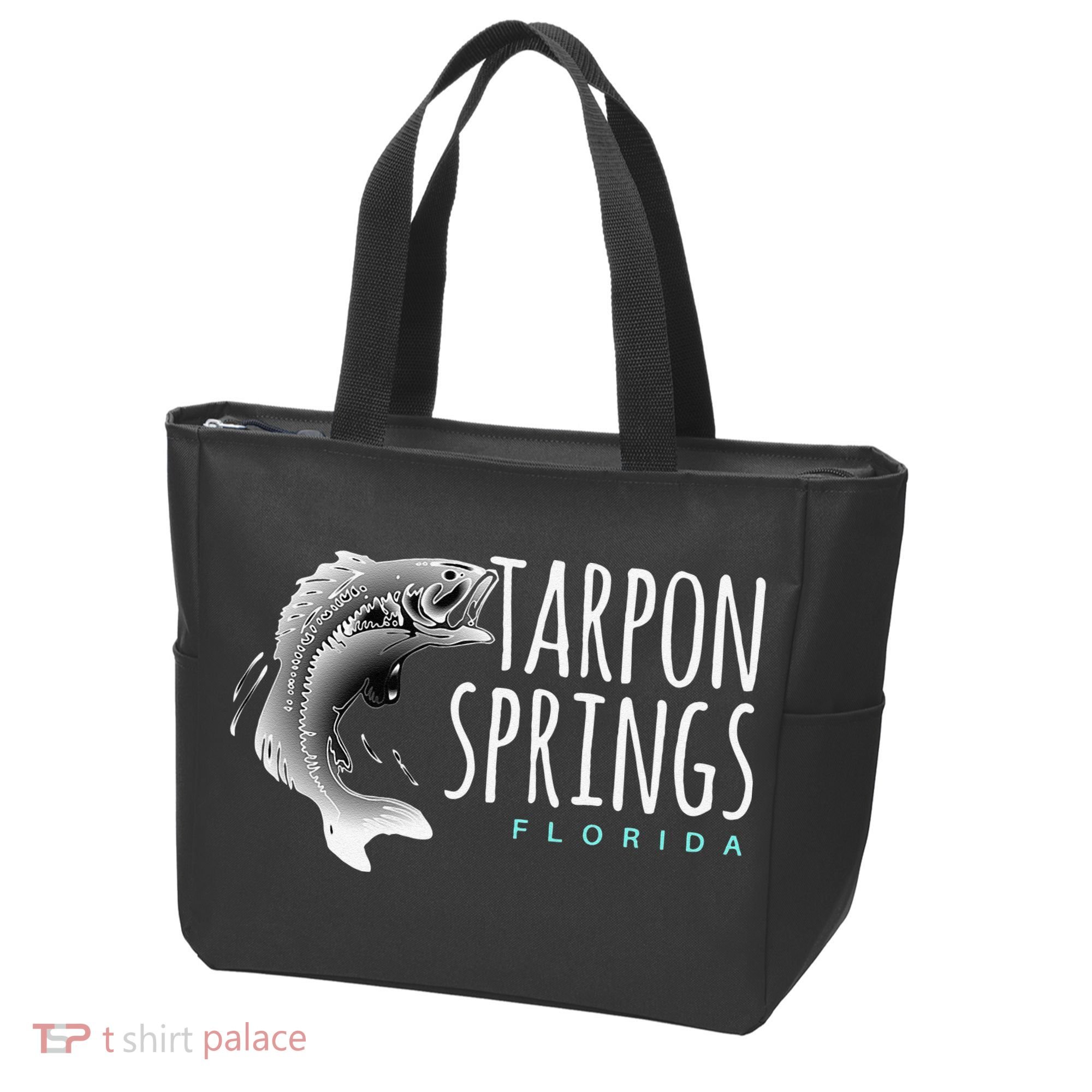 Tarpon Springs Fla. Florida Fishing Tarpon Tote Bag