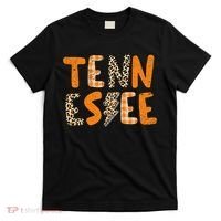 Tennessee State Flag Orange Plaid Leopard Print Souvenir T-Shirt thumb 0