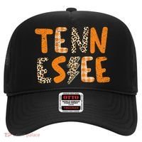 Tennessee State Flag Orange Plaid Leopard Print Souvenir Hat thumb 0