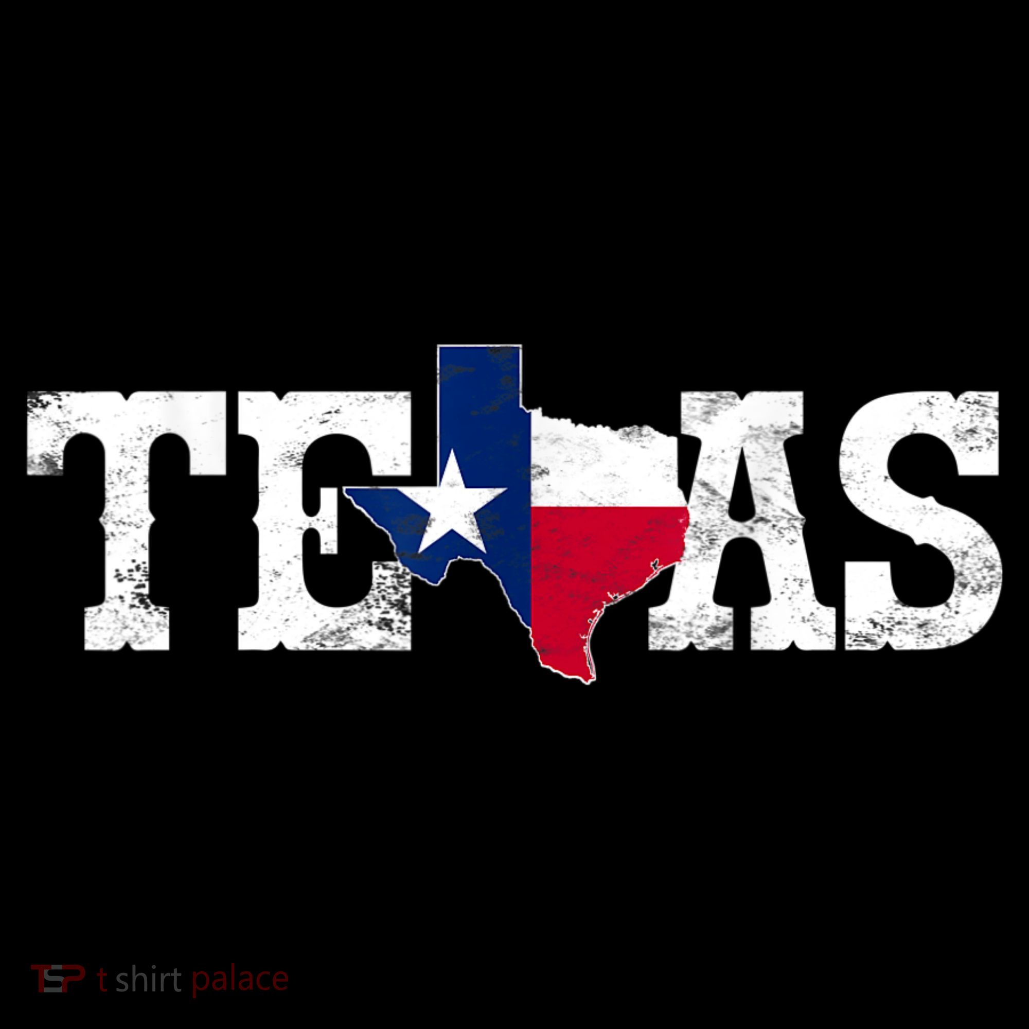 Texas Shaped Flag Grunge Distressed Texas Backpack