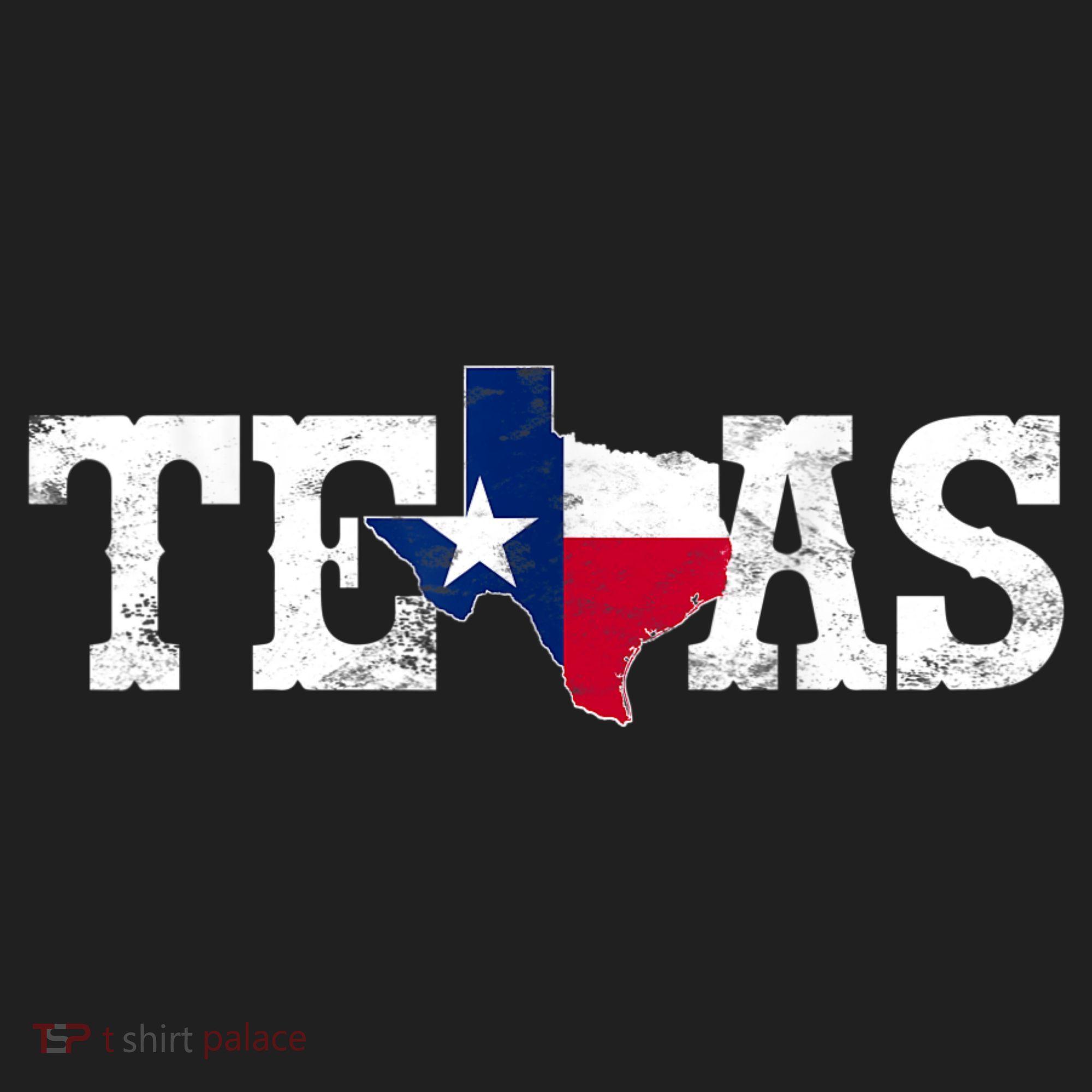 Texas Shaped Flag Grunge Distressed Texas Tumbler