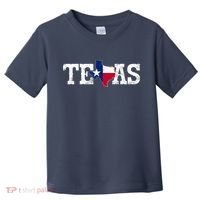 Texas Shaped Flag Grunge Distressed Texas Toddler T-Shirt thumb 0