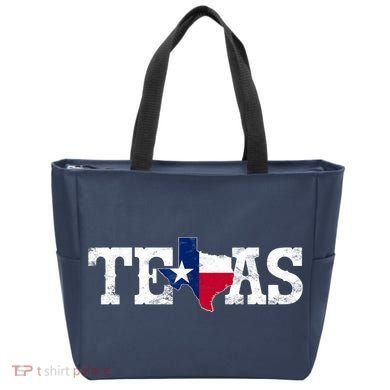 Texas Shaped Flag Grunge Distressed Texas Tote Bag