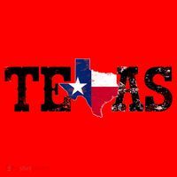 Texas Shaped Flag Grunge Distressed Texas Santa Hat thumb 1