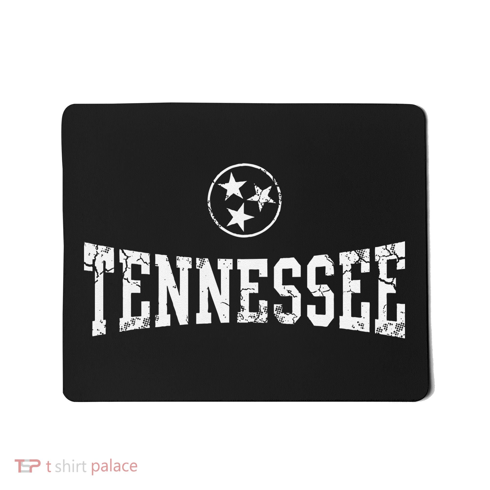 Tennessee State Flag Home Tennessean Distressed Orange Mousepad