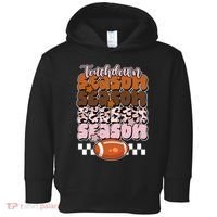 Touch Season Football Lover Cute Retro Toddler Hoodie thumb 0
