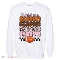 Touch Season Football Lover Cute Retro Garment-Dyed Sweatshirt thumb 0