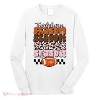 Touch Season Football Lover Cute Retro Long Sleeve Shirt thumb 0