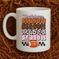 Touch Season Football Lover Cute Retro Coffee Mug thumb 2