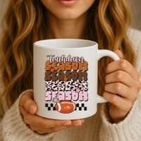 Touch Season Football Lover Cute Retro Coffee Mug thumb 3