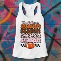 Touch Season Football Lover Cute Retro Women's Tank Top thumb 3