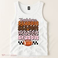 Touch Season Football Lover Cute Retro Tank Top thumb 2