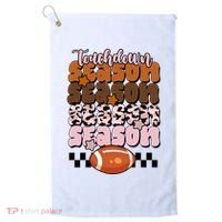 Touch Season Football Lover Cute Retro Golf Towel thumb 0