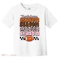 Touch Season Football Lover Cute Retro Toddler T-Shirt thumb 0