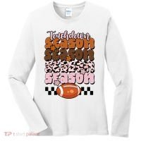 Touch Season Football Lover Cute Retro Women's Long Sleeve Shirt thumb 0