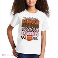 Touch Season Football Lover Cute Retro Kids T-Shirt thumb 2