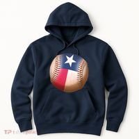 Texas State Flag Baseball Fan Hoodie thumb 0