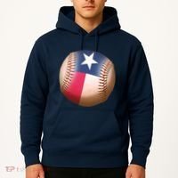 Texas State Flag Baseball Fan Hoodie thumb 2
