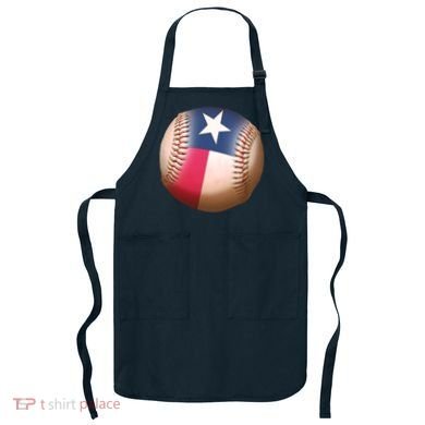 Texas State Flag Baseball Fan Apron