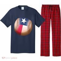 Texas State Flag Baseball Fan Pajama Set thumb 0