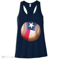 Texas State Flag Baseball Fan Women's Tank Top thumb 0