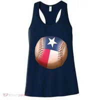 Texas State Flag Baseball Fan Women's Tank Top thumb 0