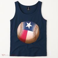 Texas State Flag Baseball Fan Tank Top thumb 2
