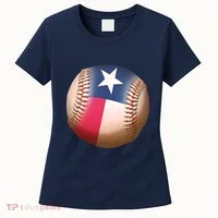 Texas State Flag Baseball Fan Women's T-Shirt thumb 0