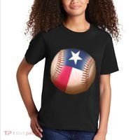 Texas State Flag Baseball Fan Kids T-Shirt thumb 2