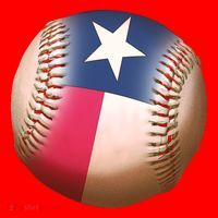 Texas State Flag Baseball Fan Santa Hat thumb 1