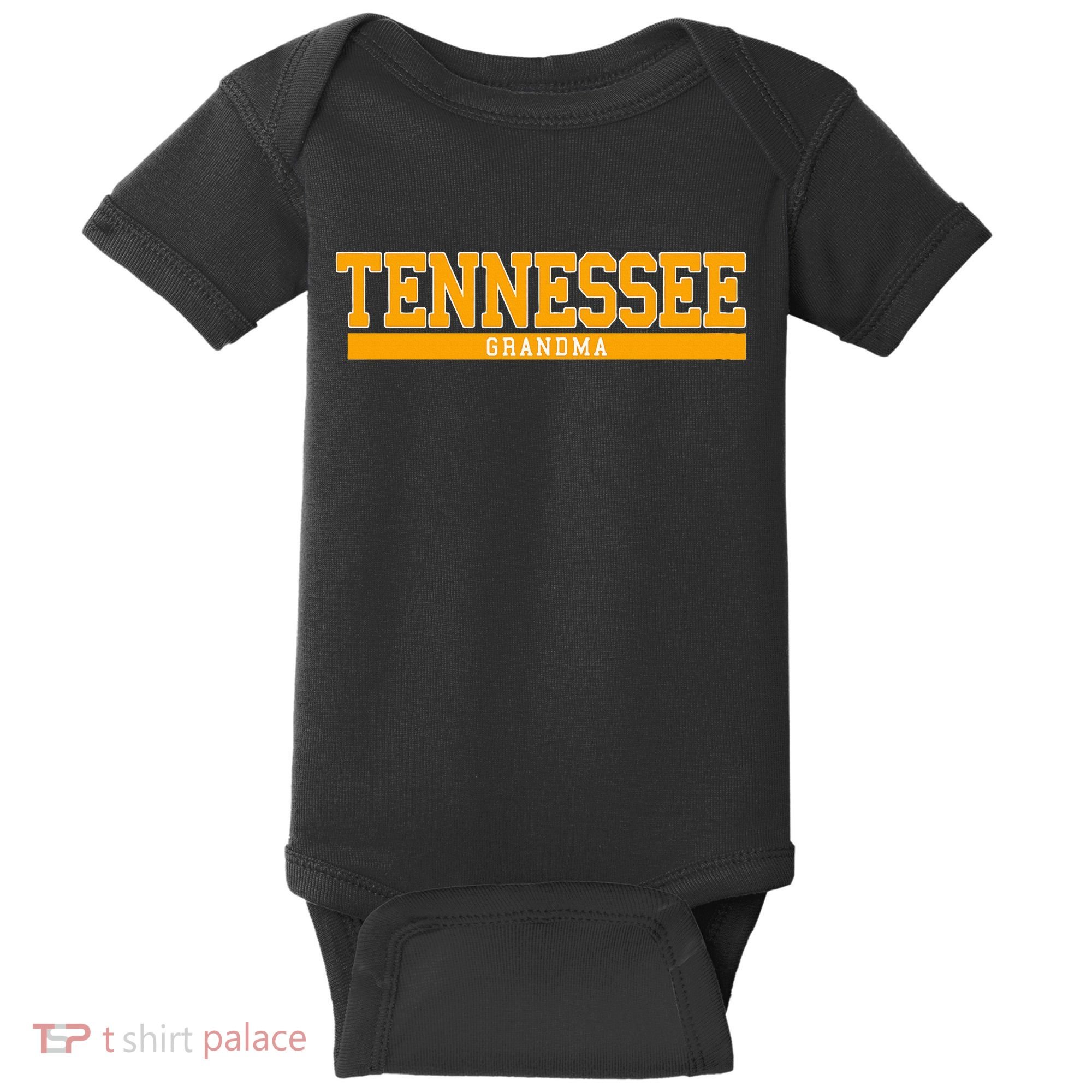 Tennessee State Grandma Sports Baby Bodysuit