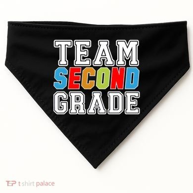 Team Second Grade USA-Made Doggie Bandana