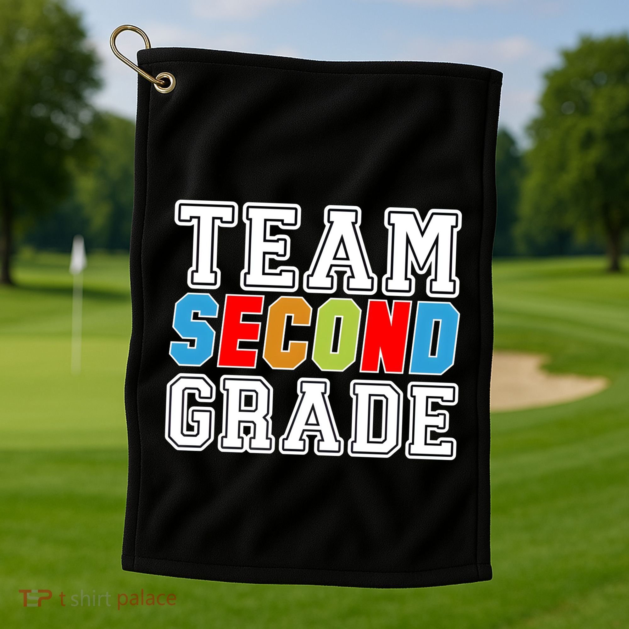 Team Second Grade Golf Towel