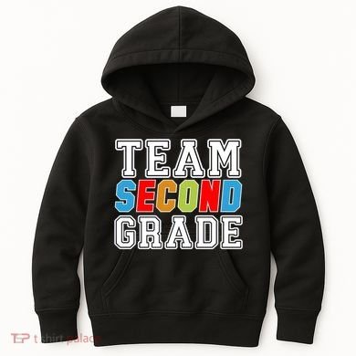 Team Second Grade Kids Hoodie