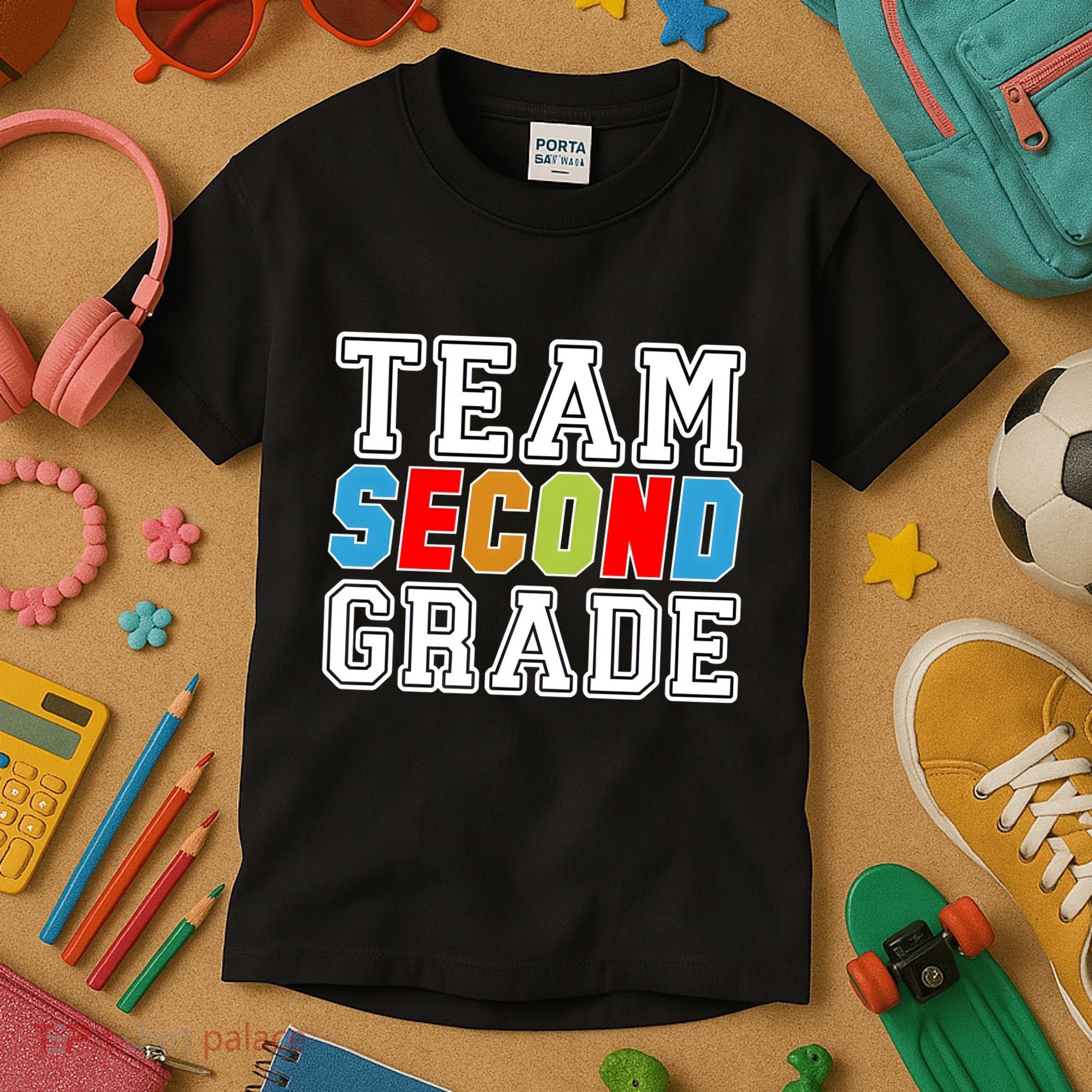 Team Second Grade Kids T-Shirt