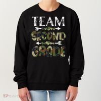 Team Second Grade Back To School 1st Day Camo Teachers Women's Sweatshirt thumb 0