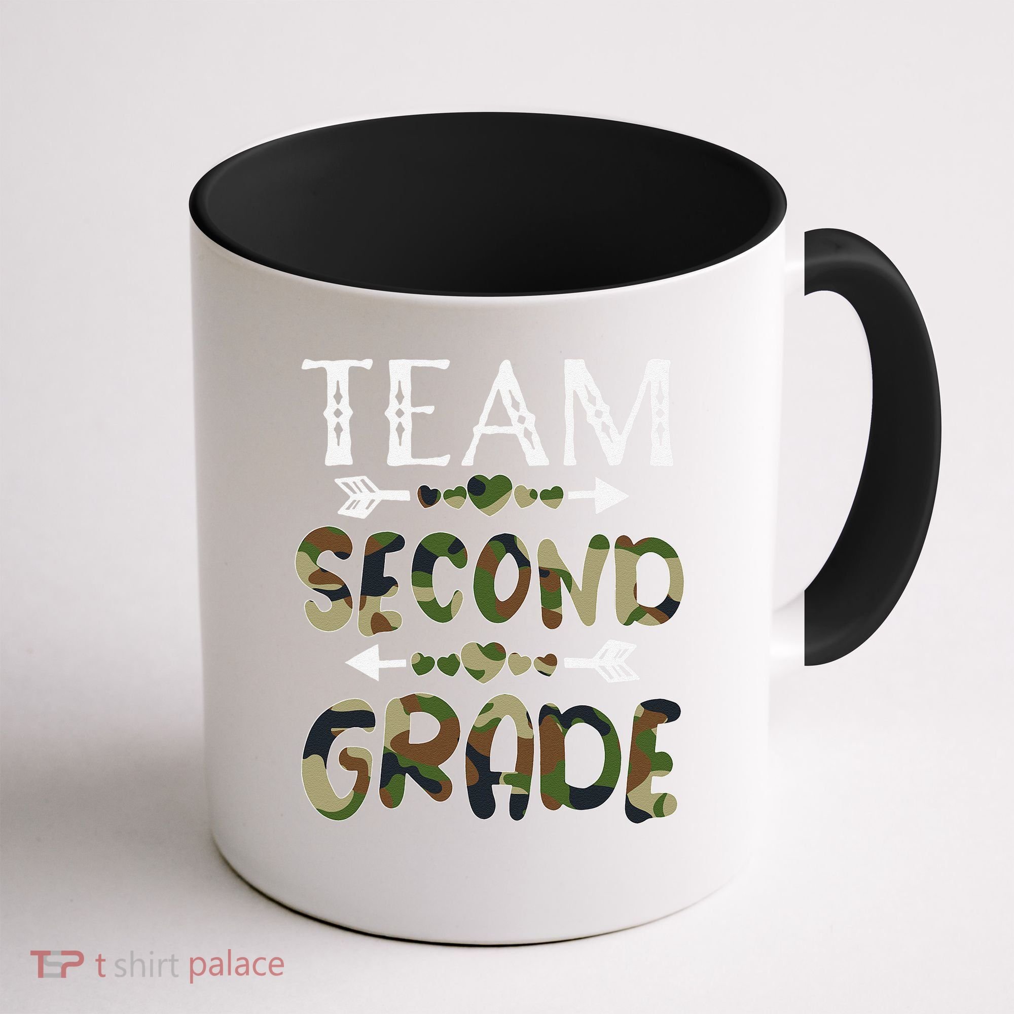 Team Second Grade Back To School 1st Day Camo Teachers Coffee Mug
