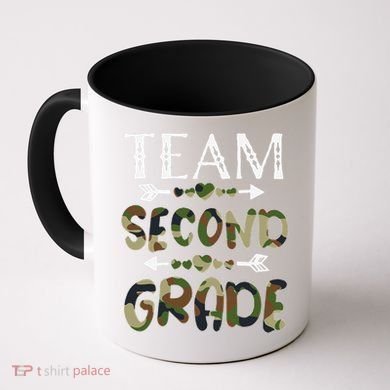 Team Second Grade Back To School 1st Day Camo Teachers Coffee Mug