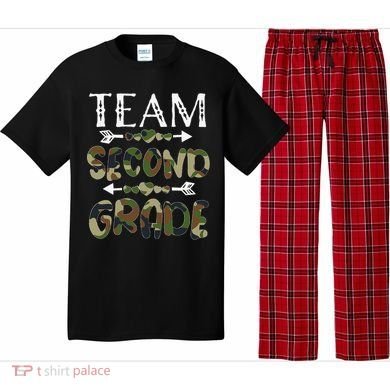 Team Second Grade Back To School 1st Day Camo Teachers Pajama Set