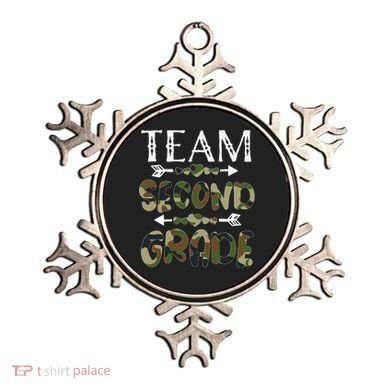 Team Second Grade Back To School 1st Day Camo Teachers Ornament