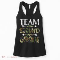 Team Second Grade Back To School 1st Day Camo Teachers Women's Tank Top thumb 0