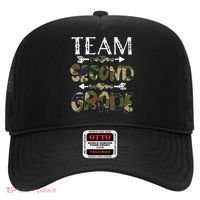 Team Second Grade Back To School 1st Day Camo Teachers Hat thumb 0