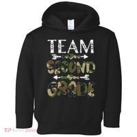 Team Second Grade Back To School 1st Day Camo Teachers Toddler Hoodie thumb 0