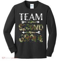 Team Second Grade Back To School 1st Day Camo Teachers Kids Long Sleeve Shirt thumb 0