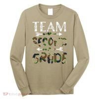 Team Second Grade Back To School 1st Day Camo Teachers Long Sleeve Shirt thumb 0