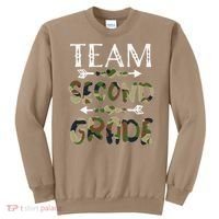 Team Second Grade Back To School 1st Day Camo Teachers Sweatshirt thumb 0